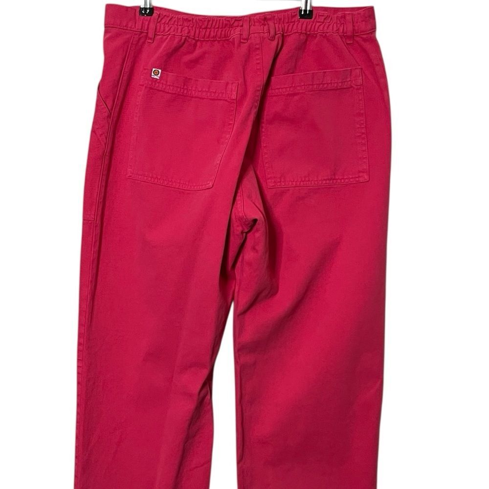 Big Bud Press Work Pants Womens Large Hot Pink Cotton High Rise Straight Leg - Picture 6 of 13